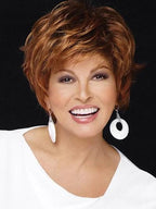 Fluffy Curls Hair Oblique Bangs Short Hair