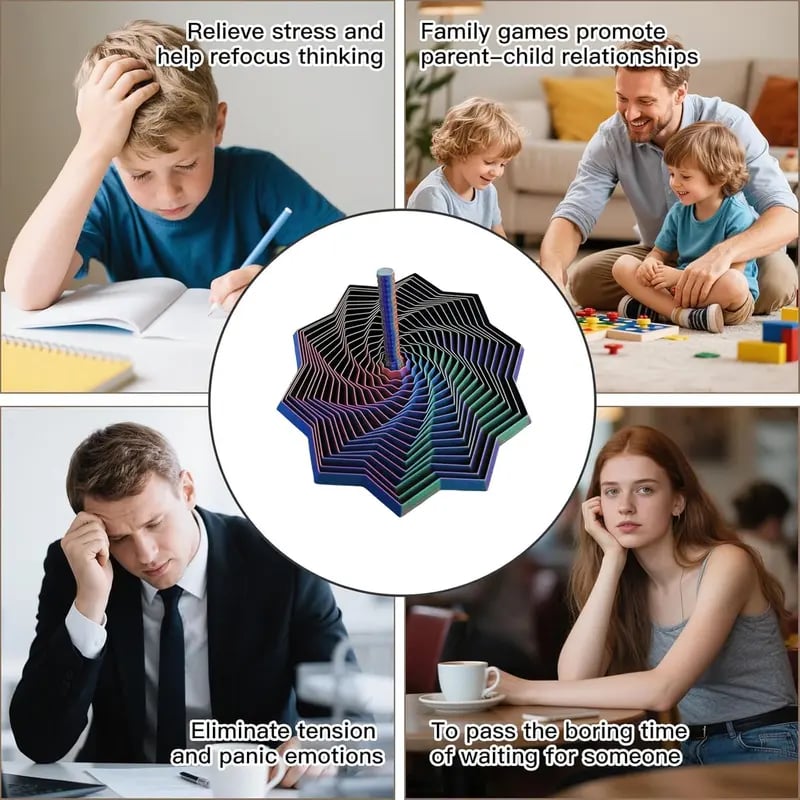 🔥🔥3D Printed Expanded Sensory Fidget Star