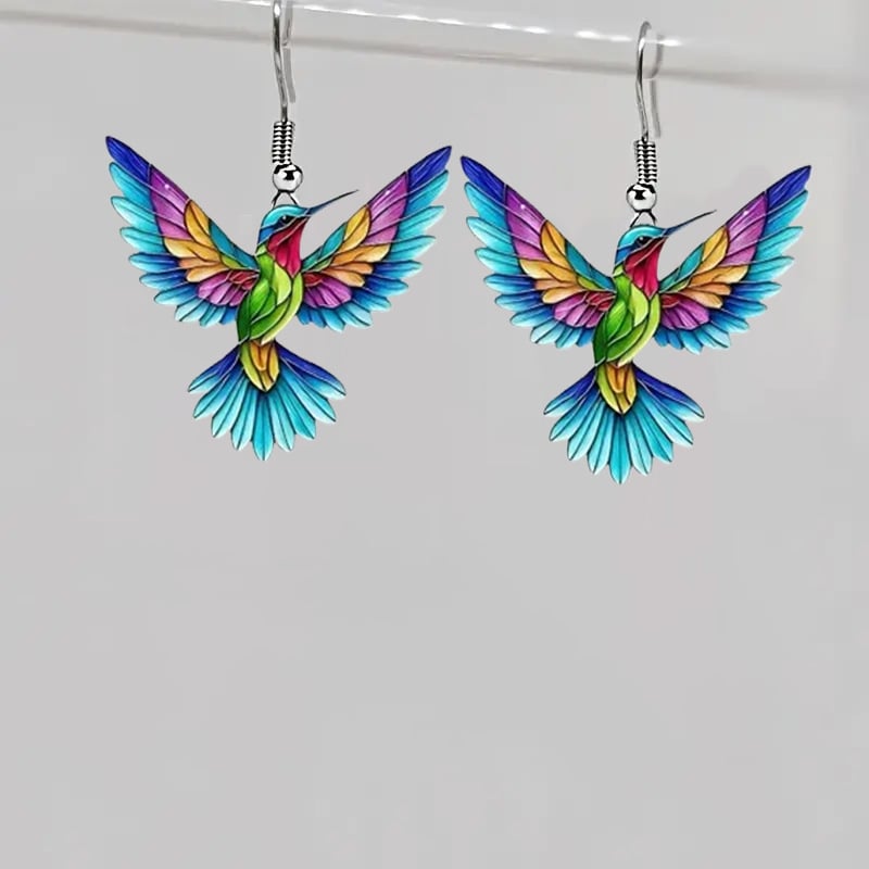 ✨💥Colorful Hummingbird Necklace-👩‍❤️‍👩ELEGANT HUMMINGBIRD NECKLACE🐦