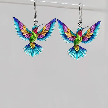 ✨💥Colorful Hummingbird Necklace-👩‍❤️‍👩ELEGANT HUMMINGBIRD NECKLACE🐦