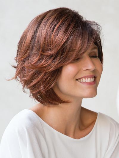 Women's Oblique Bangs Fluffy Curly Wig