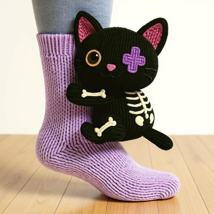🎁Cosy 3D Knit Animal Socks, Cute & Comfy for You or a Lovely Gift 💝
