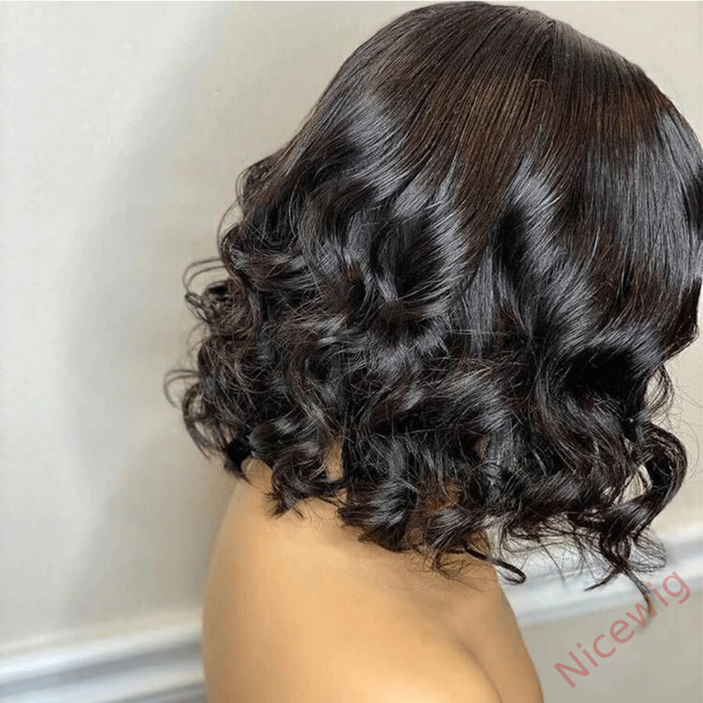 Glueless Hot Sale Short Bob Body Wave Wig For Women