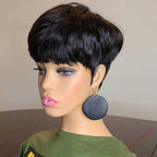 Best Seller Glueless Short Wig 4Inch Bob Straight Hair