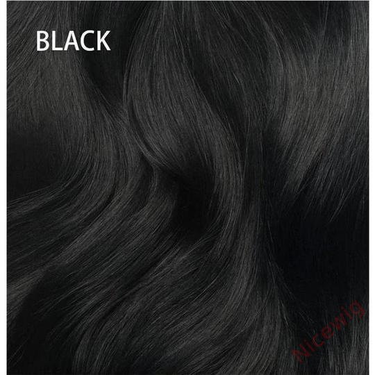 Brazilian Natural Black Water Wave Long Curly Wig