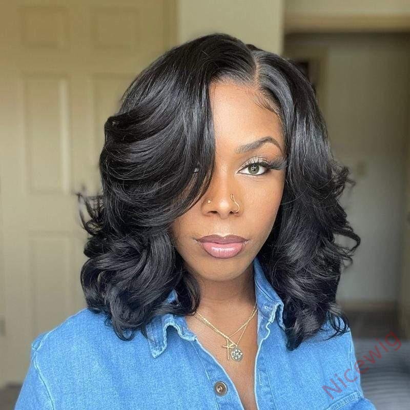 Hot Sale Glueless Short Bob Body Wave Wig For Women
