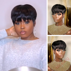 Best Seller Glueless Short Wig 4Inch Bob Straight Hair